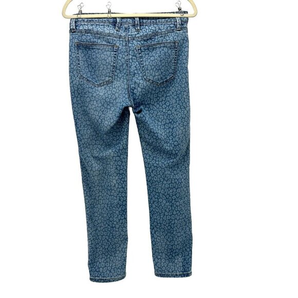 Tommy Bahama Spots Of Dots High Rise Ankle Animal Print Denim Skinny Jeans 2 - Picture 4 of 10